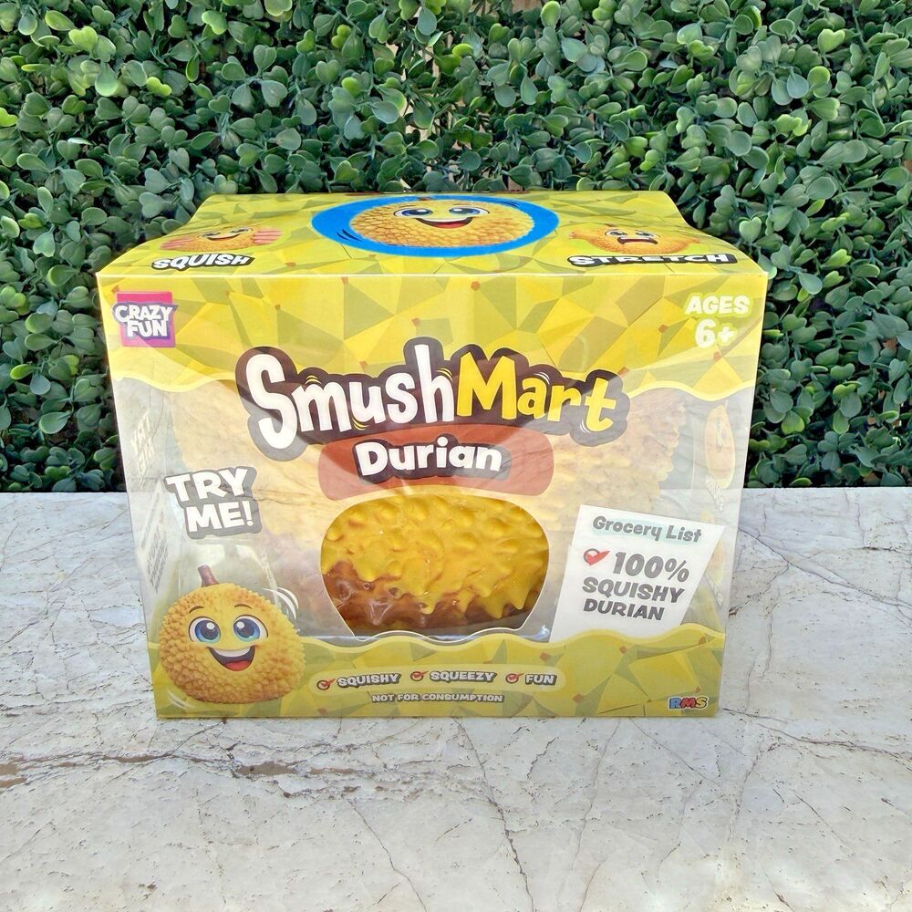 Crazy Fun RMS SmushMart Durian Squishy Squeeze Toy New Release